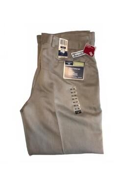 Dockers NEW $52 Micro Patterned Relaxed Fit Pants Mens 38x30 Khaki Dress Casual